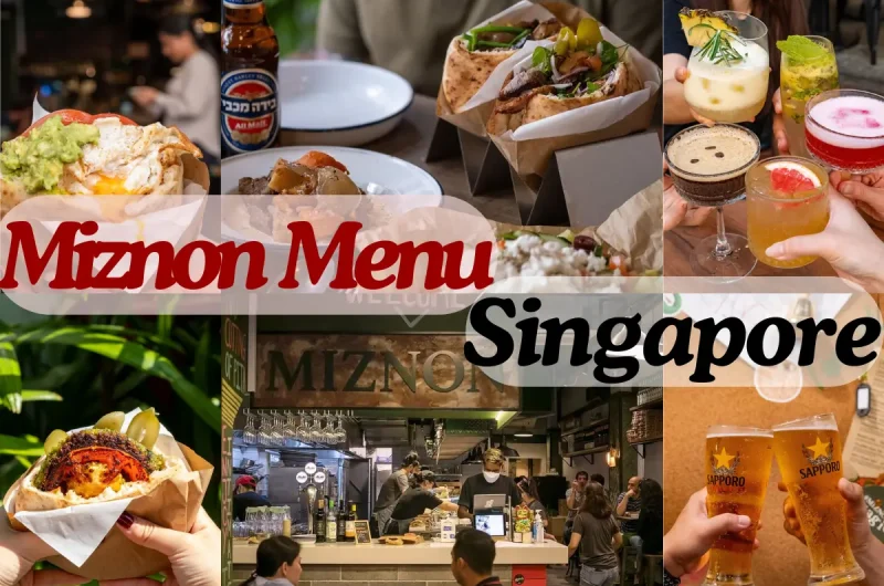 Miznon Menu Singapore with Prices