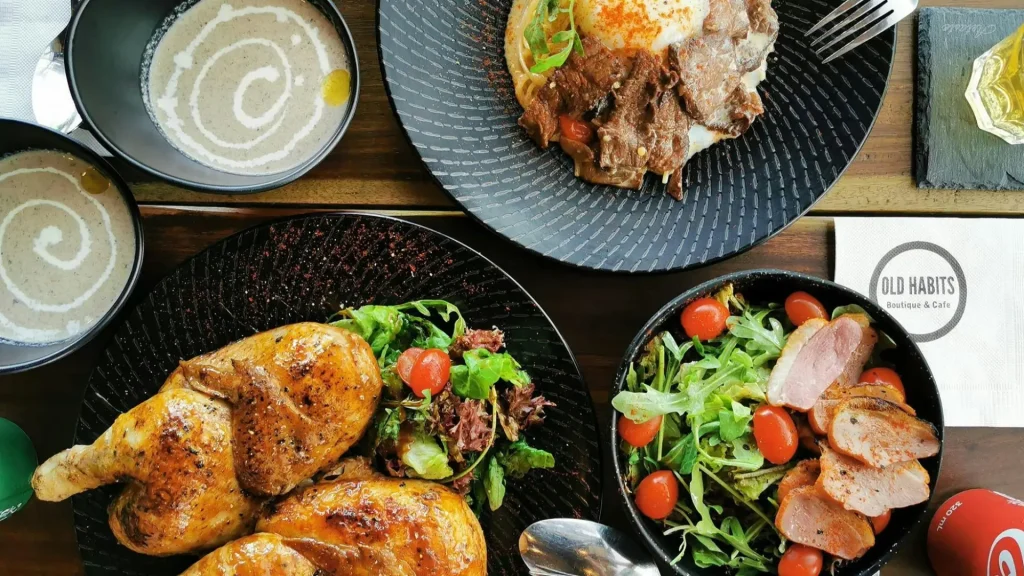 Old Habits Menu